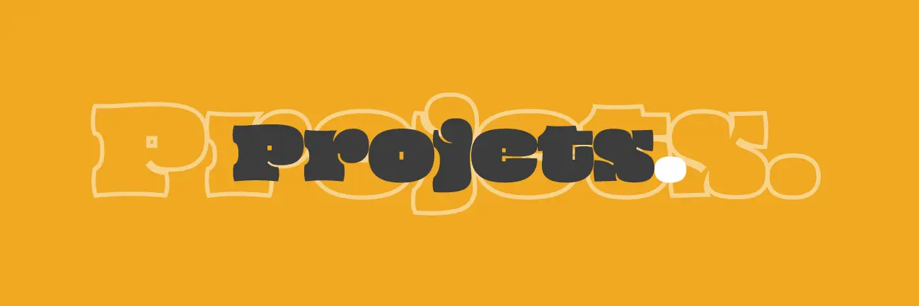 En-tête de Projets